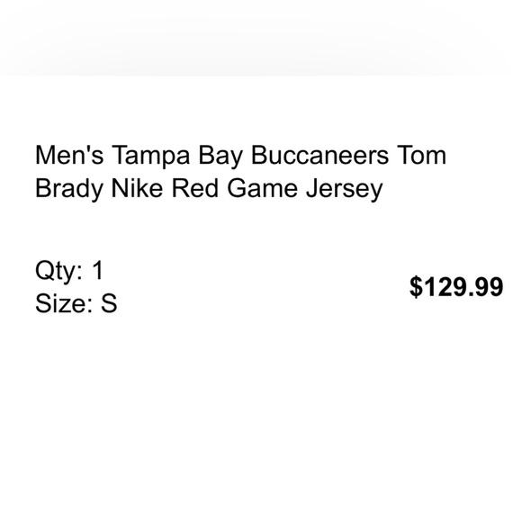 OFFICIAL NFL LICENSED MENS NIKE TAMPA BAY BUCCANEERS JERSEY NEW W / TAG - Picture 7 of 7